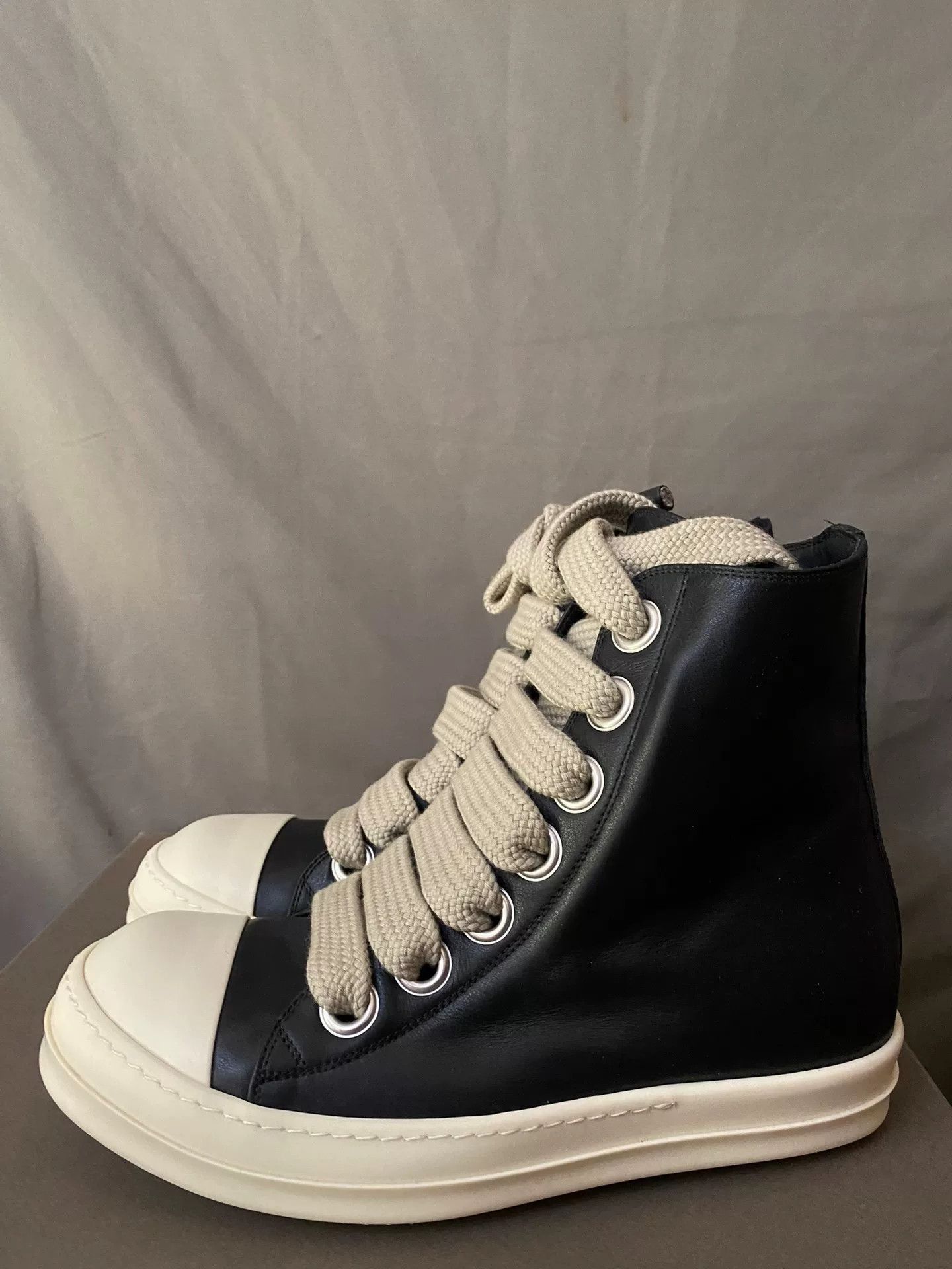 Rick Owens Rick Owens Hitop Sneakers 42 Men Size US 9 / EU 42 - 1 Thumbnail