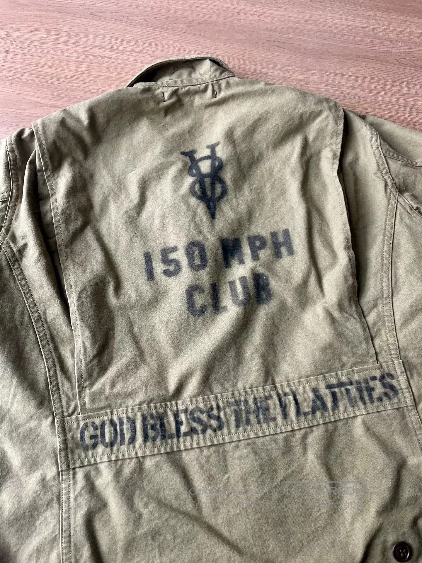 Freewheelers Freewheelers V8 150 MPH CLUB Military Jacket. Size US M / EU 48-50 / 2 - 1 Thumbnail
