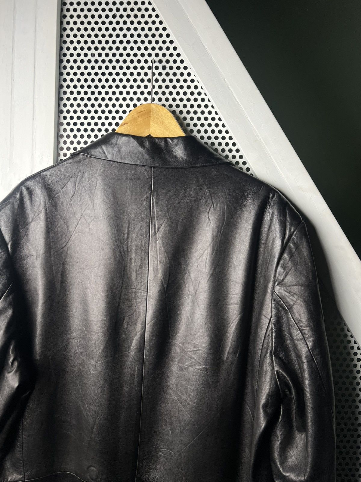 Loewe Vintage Loewe Leather Blazer Jacket Size US L / EU 52-54 / 3 - 4 Thumbnail