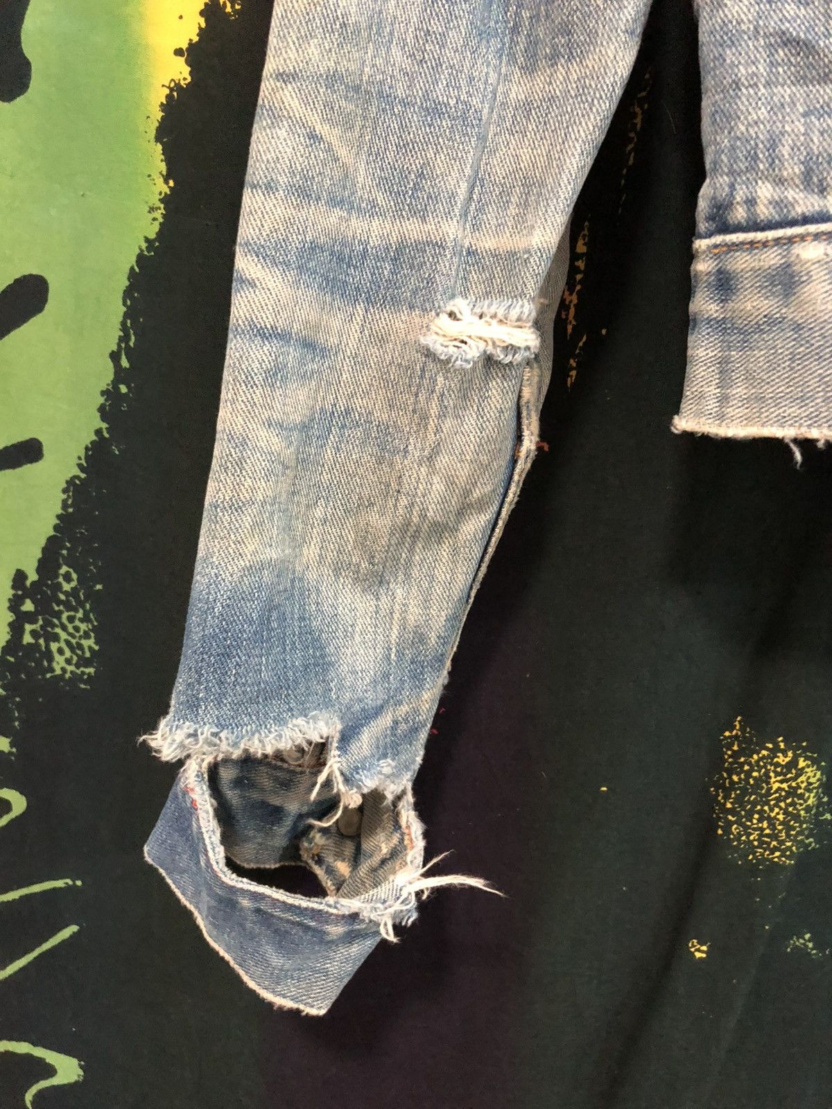 Vintage × Wrangler True vintage 70’s wrangler selvedge distressed denim Size US S / EU 44-46 / 1 - 6 Thumbnail