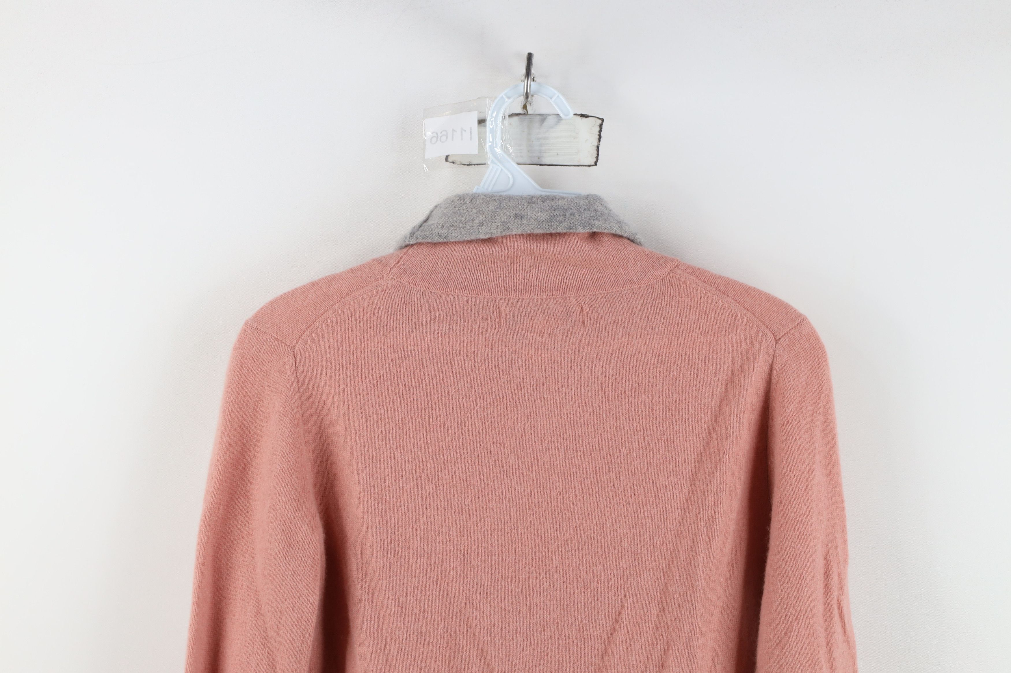 Magaschoni Magaschoni Cashmere Knit Layered Turtleneck Sweater Pink Size XS / US 0-2 / IT 36-38 - 9 Thumbnail