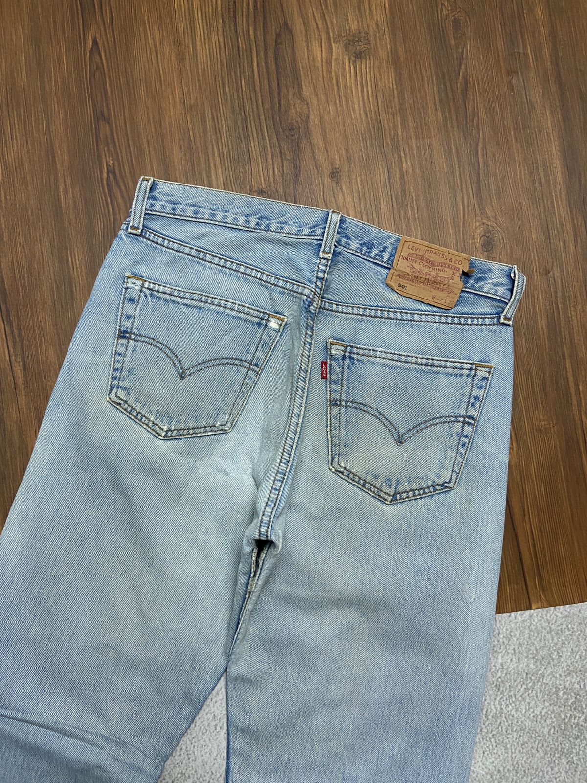 Levi's 90'S Levis 501 stone washed jeans Size US 32 / EU 48 - 6 Thumbnail