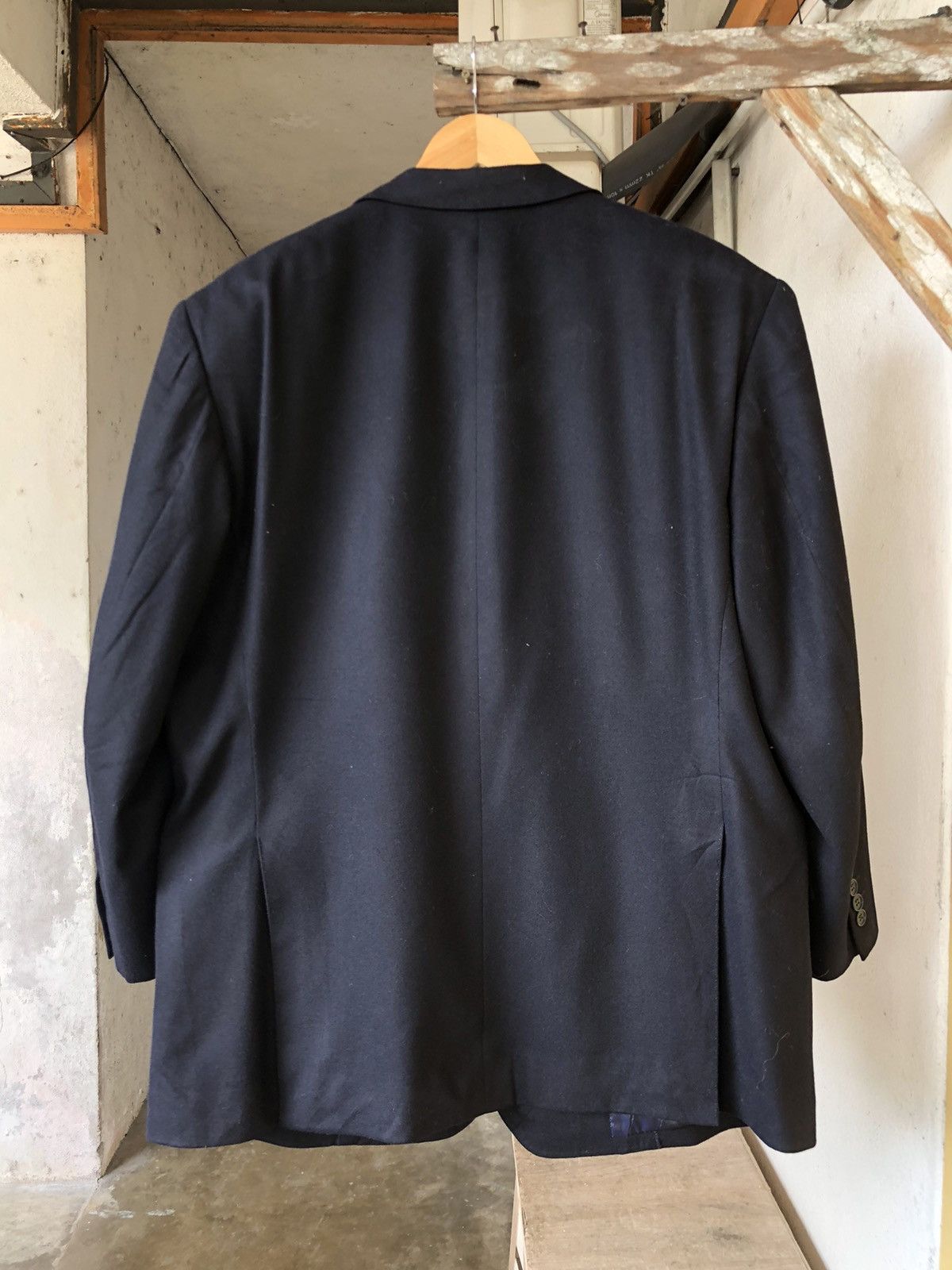 Ermenegildo Zegna Zegna Special Hand Made Baron's Single Breasted Wool Blazer Size US XXL / EU 58 / 5 - 2 Thumbnail