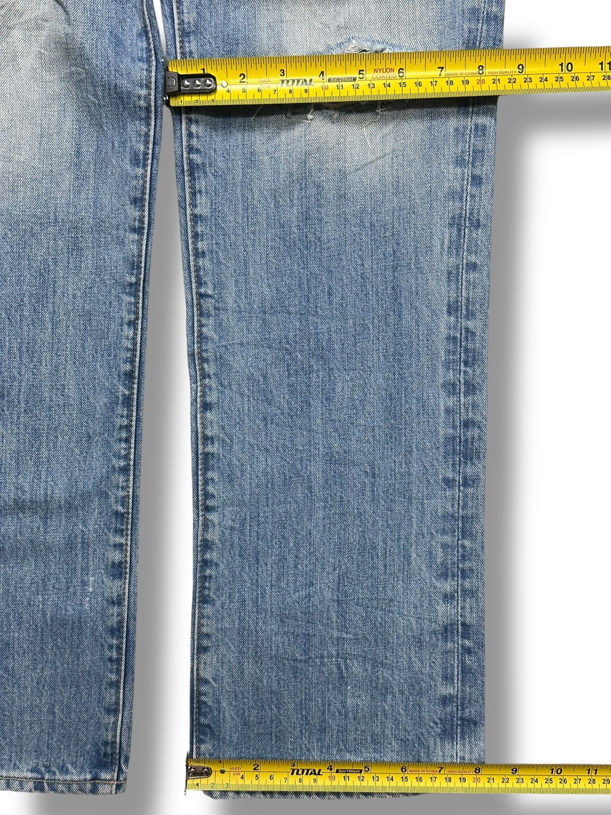 Abercrombie & Fitch Abercrombie & Fitch Distressed Light BlueWash Jeans & Faded Size US 33 - 21 Thumbnail