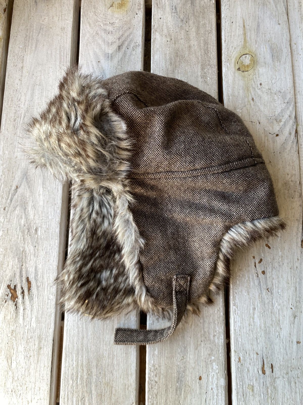 Hysteric Glamour × Japanese Brand Vintage fuzzy mohair japanese ushanka hat avant garde Size ONE SIZE - 3 Thumbnail