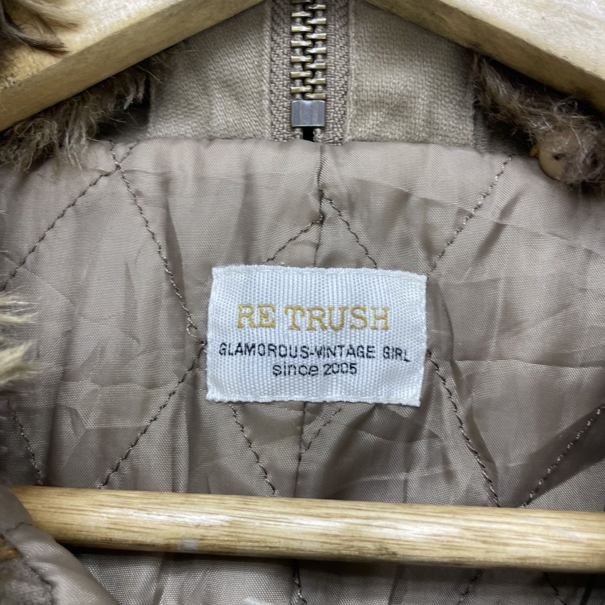 If Six Was Nine 💥Japanese Brand Re Trush Snorkel Parka Gothic Punker Jacket Size M / US 6-8 / IT 42-44 - 5 Thumbnail