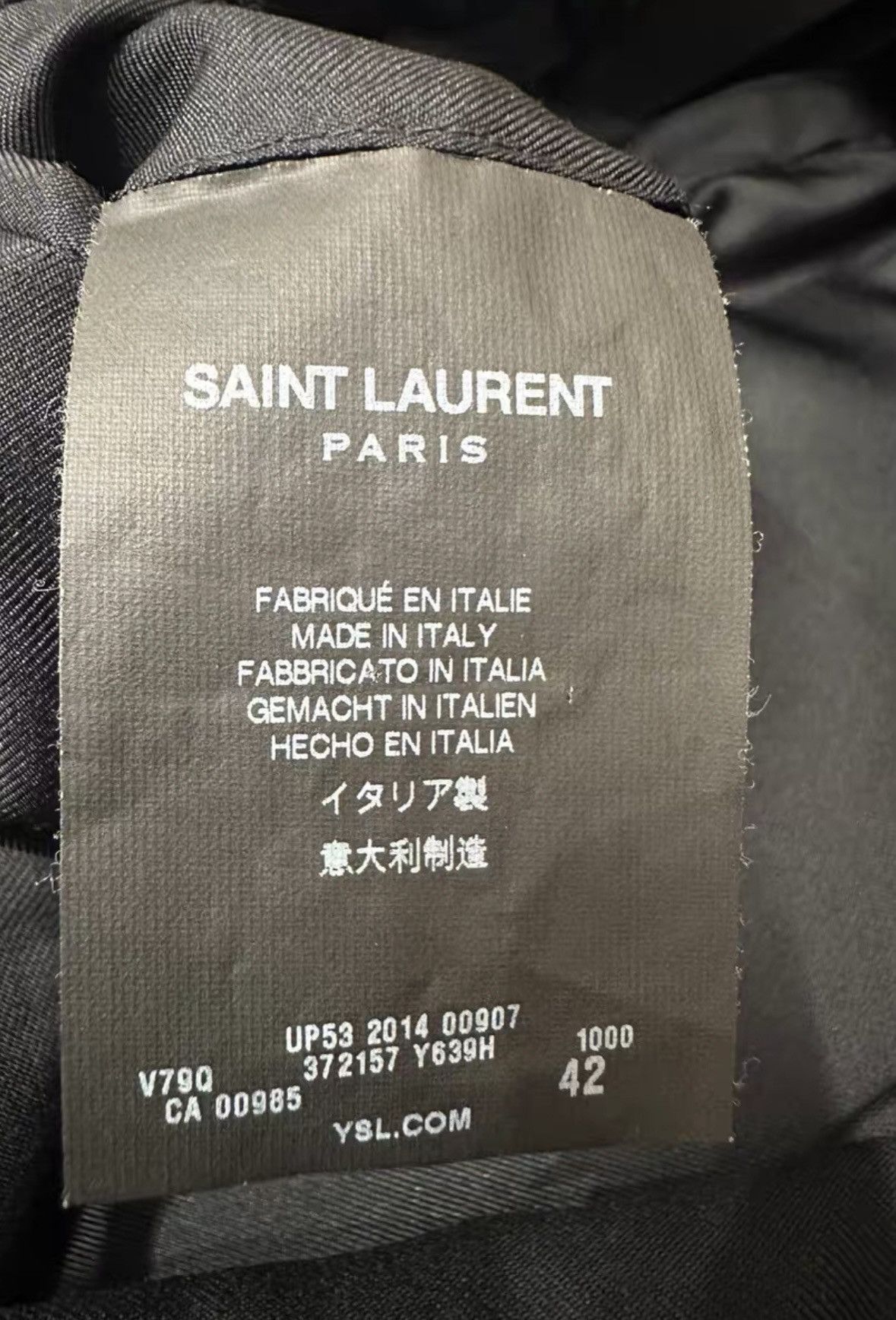 Saint Laurent Paris Saint Laurent SLP 2015SS Poppy Flower Runway Suit Size 42S - 7 Thumbnail