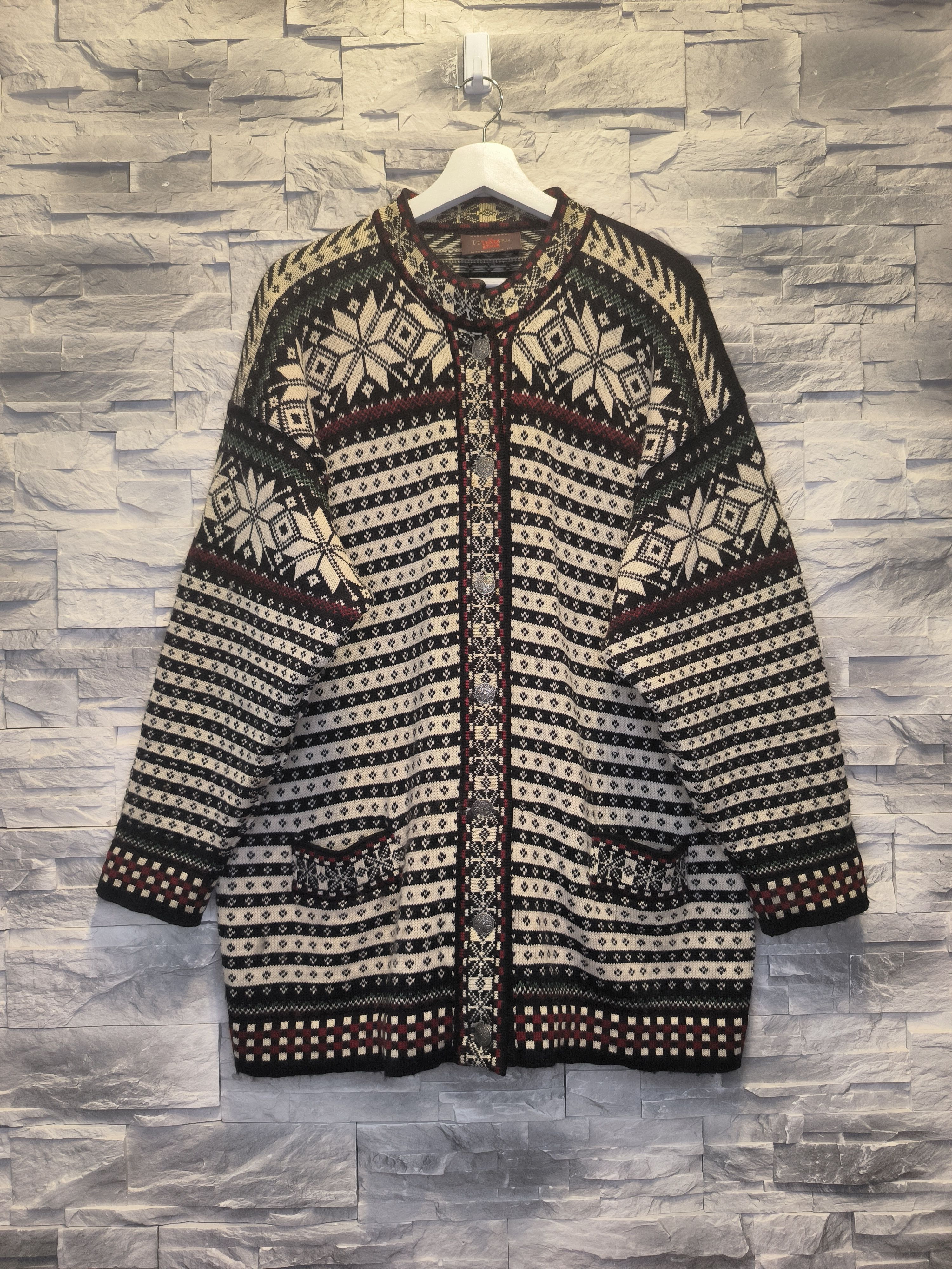 Dale Of Norway × Vintage Vintage Telemark Skjaeveland Knitwear Wool Cardigan Norway Size US L / EU 52-54 / 3 - 1 Thumbnail