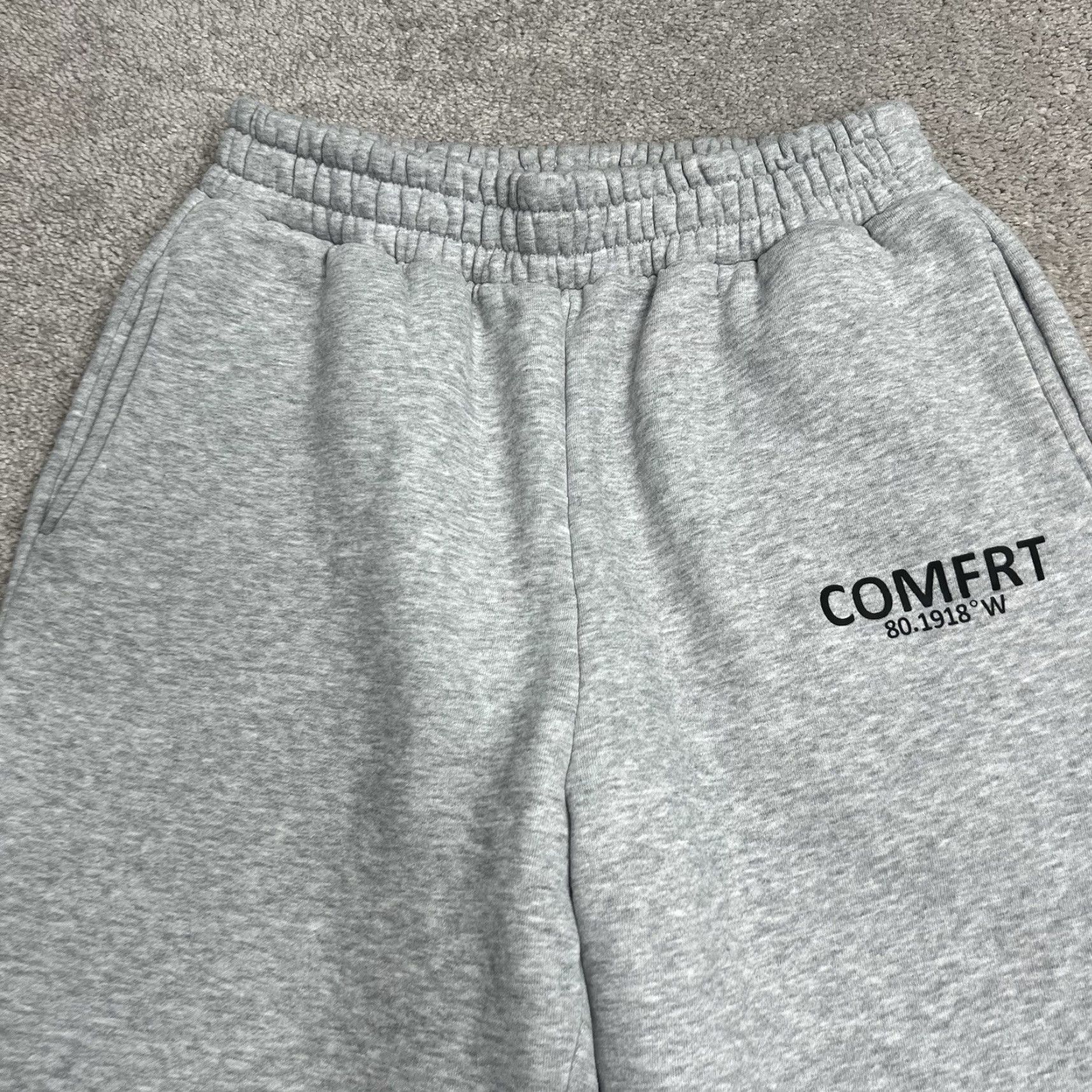 Vintage Comfrt Sweatpants Adult Medium Gray Inseam 29” Jogger Pants Fleece Lined Elastic Waist Pockets Size 32" / US 10 / IT 46 - 2 Thumbnail