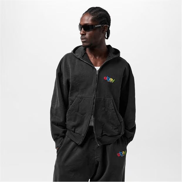 Balenciaga Ebay Zip-Up Hoodie | Grailed
