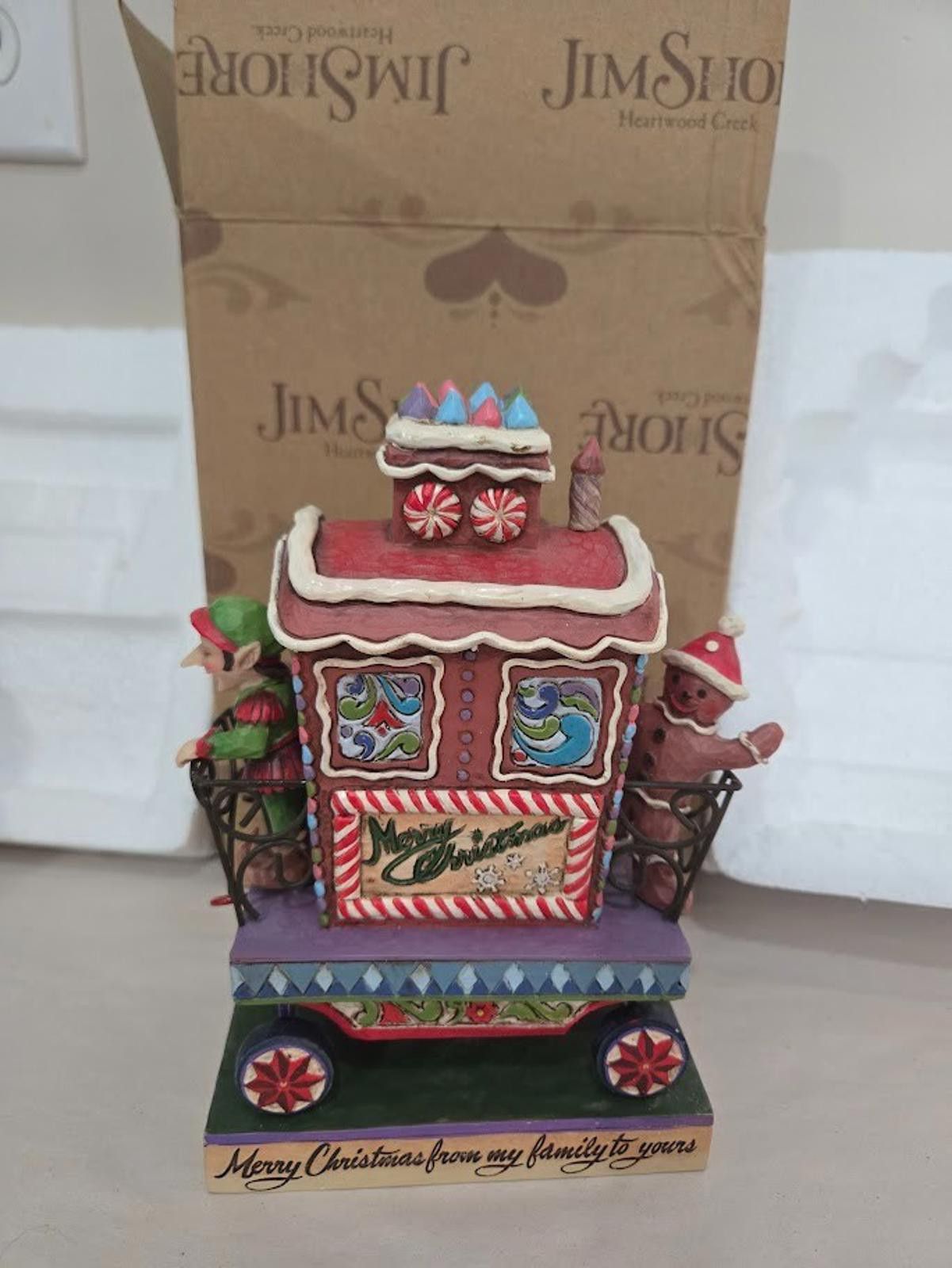 Other Jim Shore Candy Cane Caboose 4025632 Heartwood Creek RARE Size ONE SIZE - 4 Thumbnail