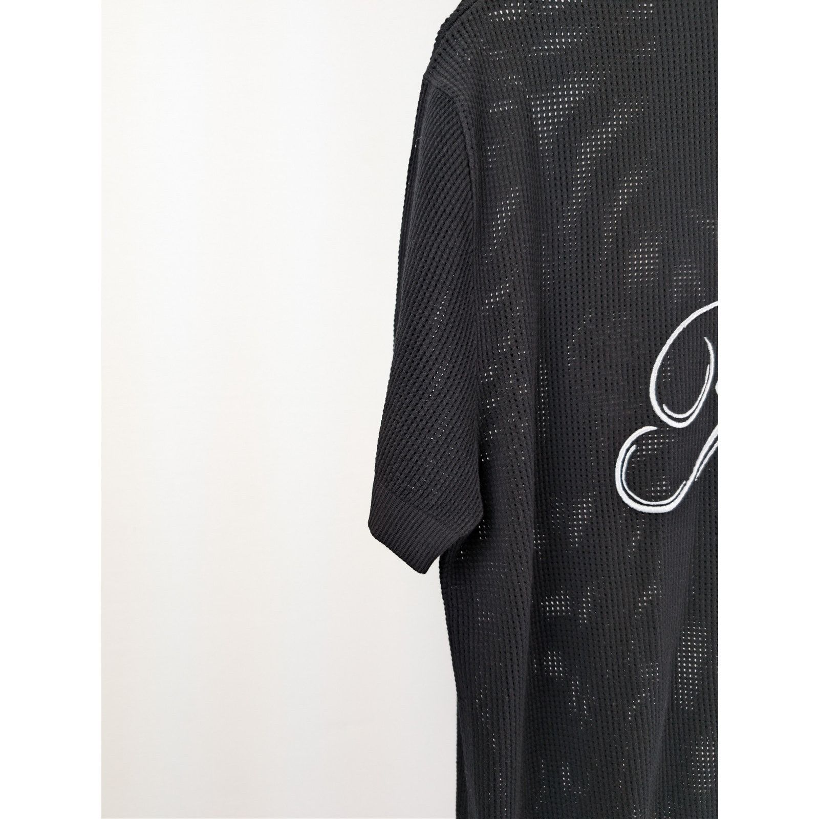 Amiri o1rshd1 Club Amiri Crochet Shirt T-Shirt in Black Size US XXL / EU 58 / 5 - 14 Thumbnail
