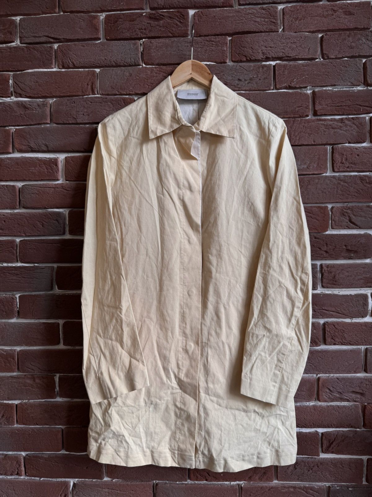 Fendi Luxury Fendissime Fendi Yellow Cotton Coat Jacket 42IT Size M / US 6-8 / IT 42-44 - 1 Thumbnail