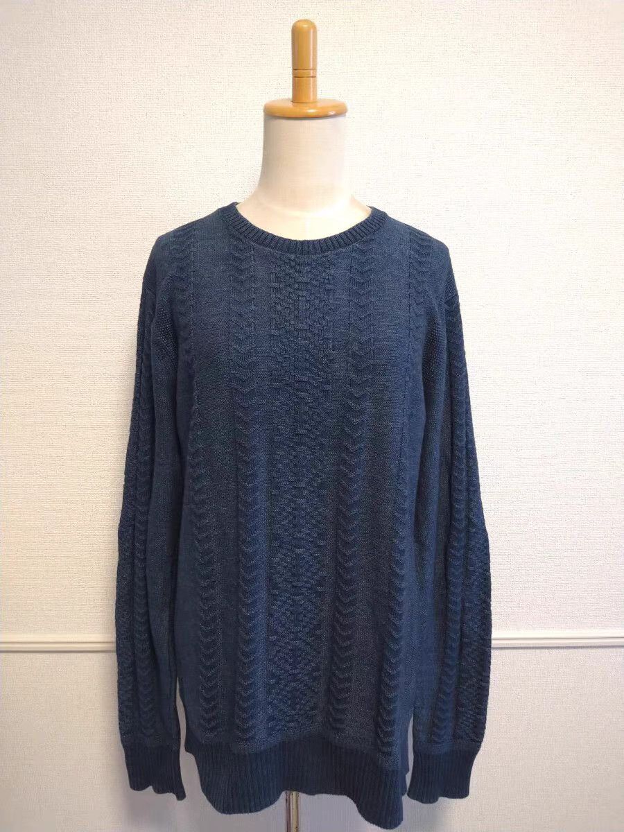 Backbone backbone indigo Sweater K11 Size US L / EU 52-54 / 3 - 1 Thumbnail