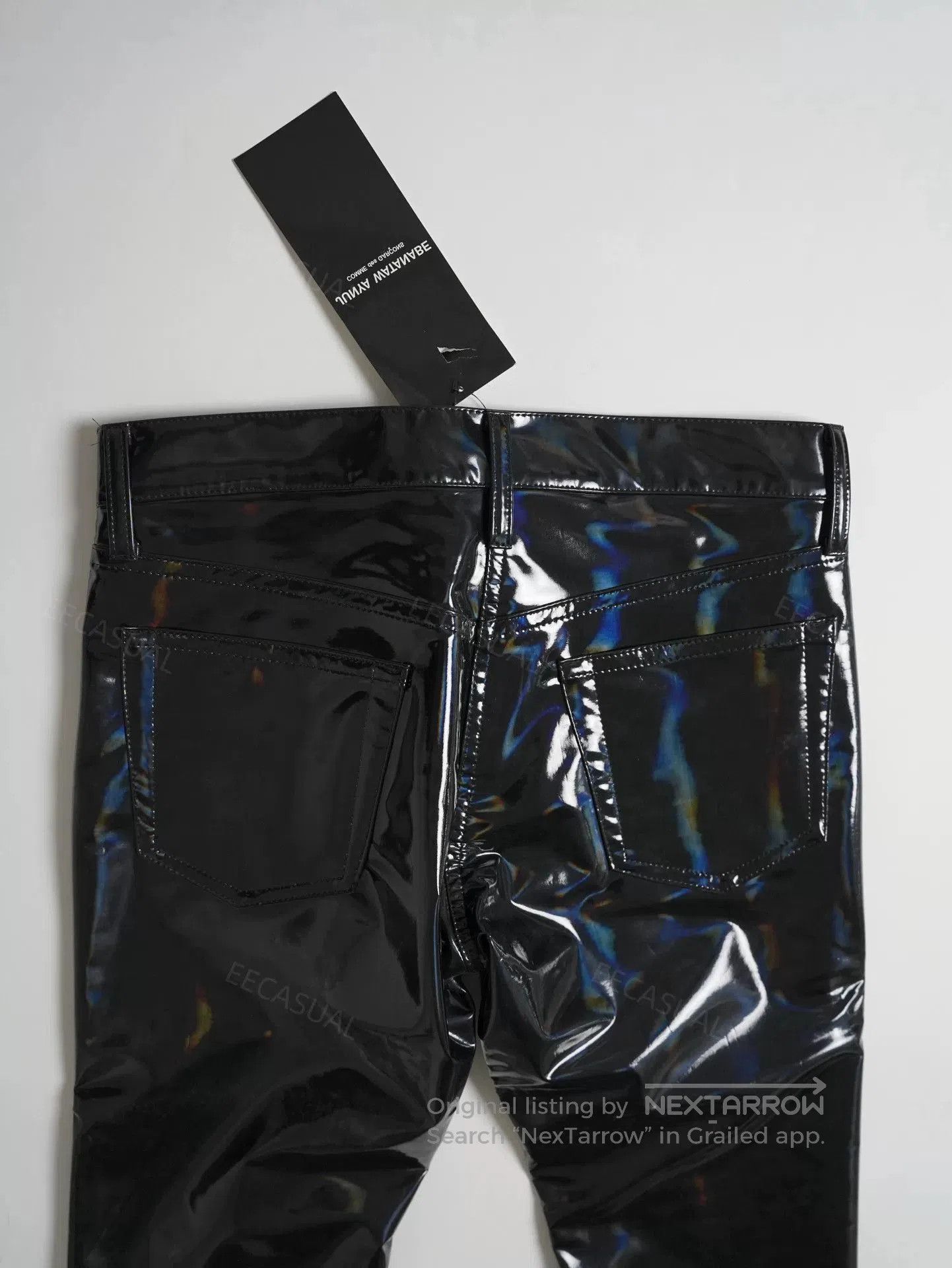 Junya Watanabe Junya Watanabe Black Patent Leather Pants. Size US 26 / EU 42 - 8 Thumbnail