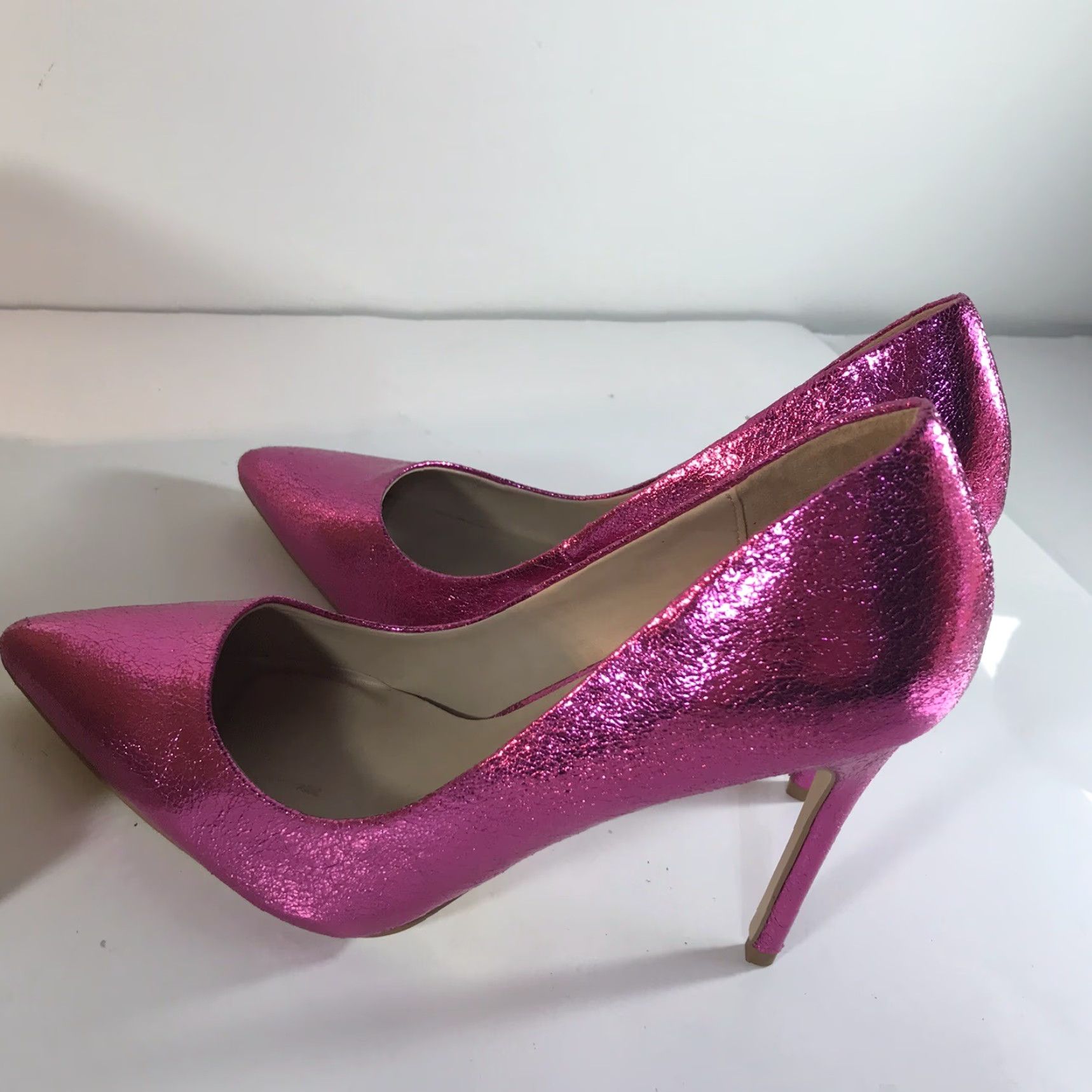 Vintage MIX NO. 6 Dignity Purple Stiletto Heels Womens Size 8 Pointed Toe 4.5in New Size US 8 / IT 38 - 6 Thumbnail