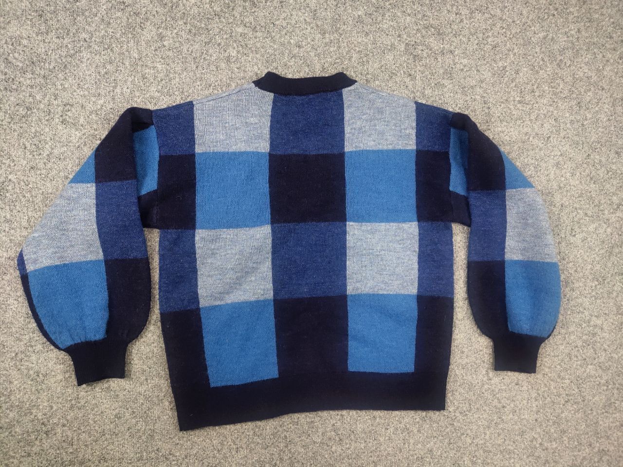 Vintage The Tiny Big Sister Design Wool pattern Sweater wide sleeves Size XXS / US 00 / IT 34 - 11 Thumbnail
