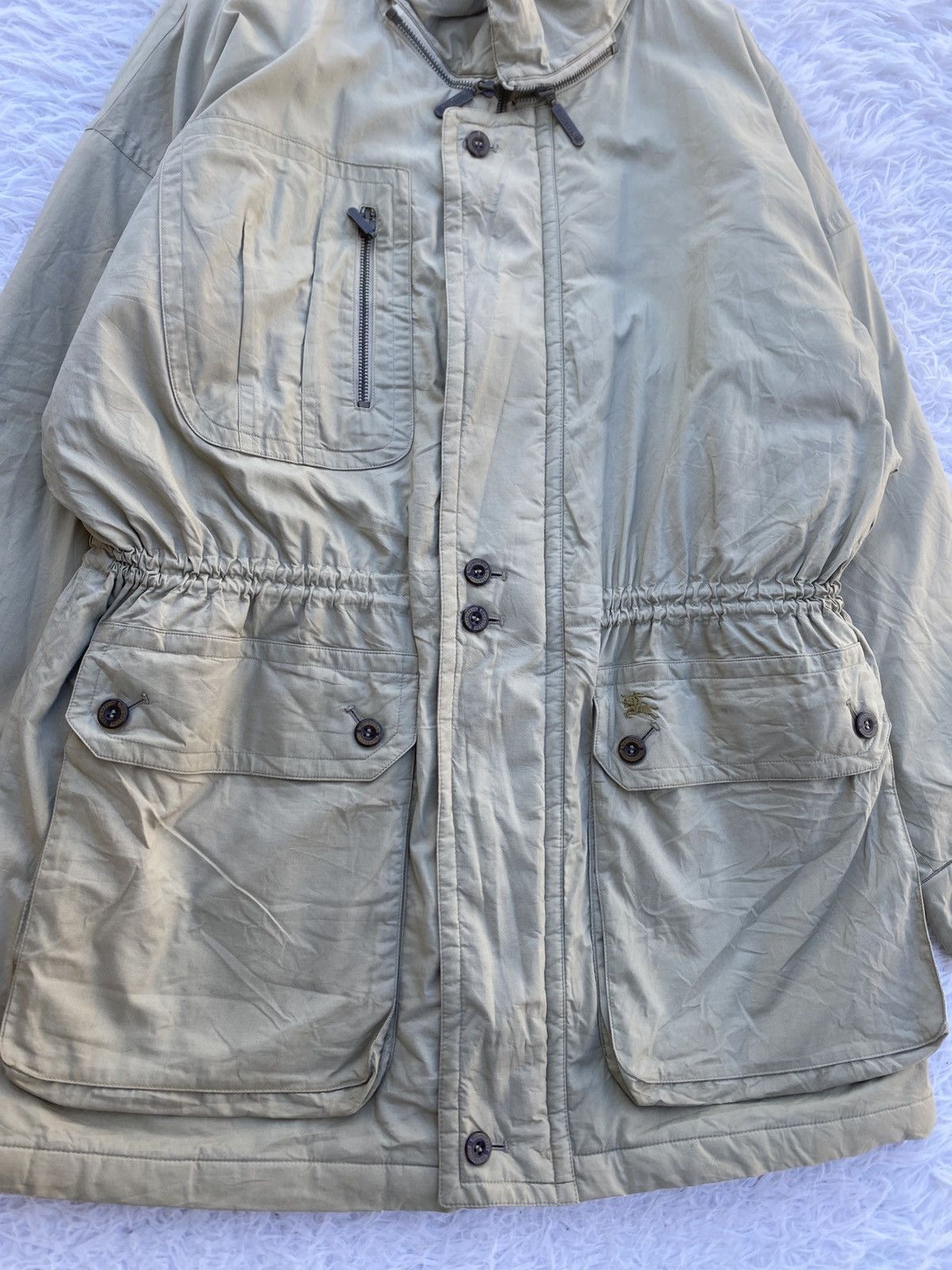 Burberry Rare Vintage 90s Burberry Parka Coat Jacket Size US L / EU 52-54 / 3 - 8 Thumbnail