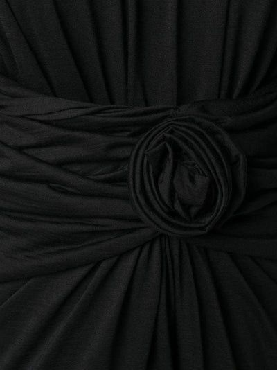 Dolce & Gabbana o1y0825 Midi Dress in Black Size L / US 10 / IT 46 - 4 Thumbnail