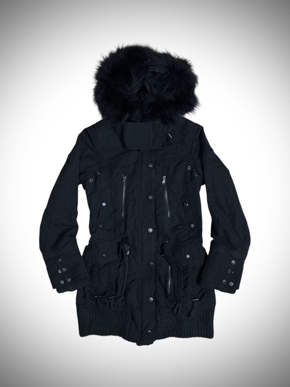 If Six Was Nine 2000’s “Heaven & Earth” - Fur Racoon Ifsix Lgb Style Jacket Size US M / EU 48-50 / 2 - 1 Thumbnail
