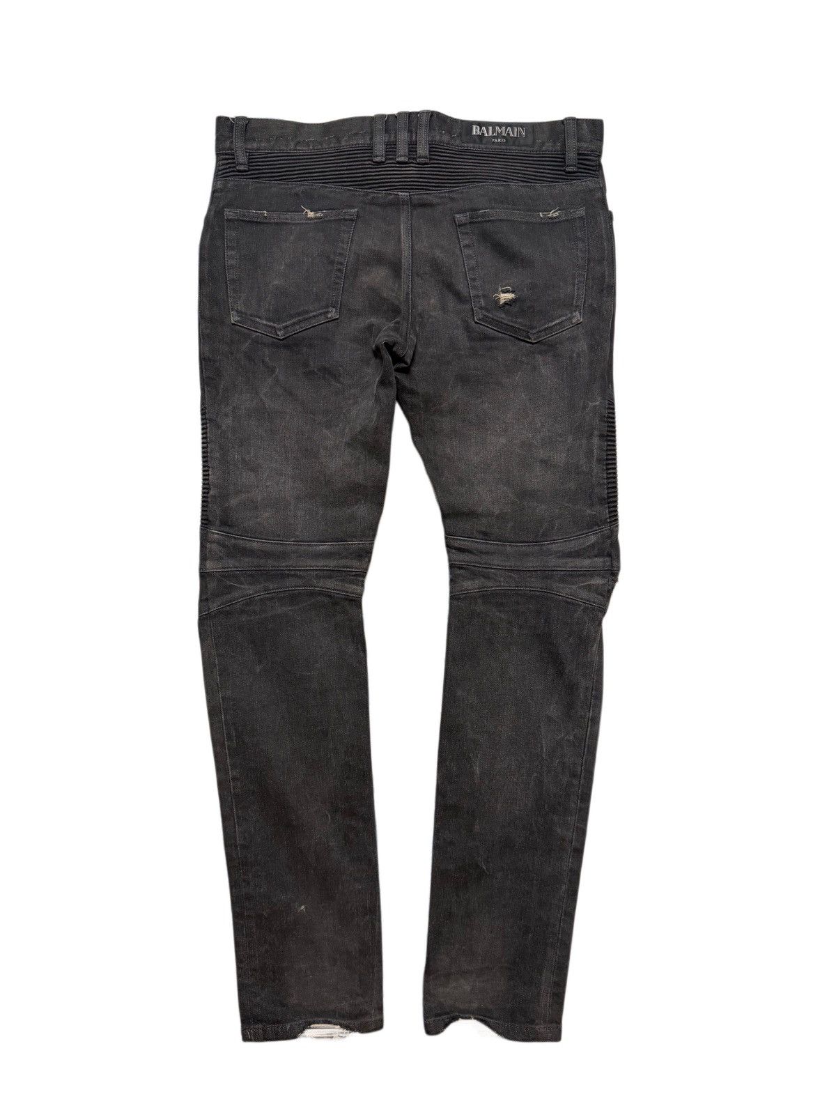 Balmain 2011 Balmain Biker Denim Size US 31 - 2 Thumbnail