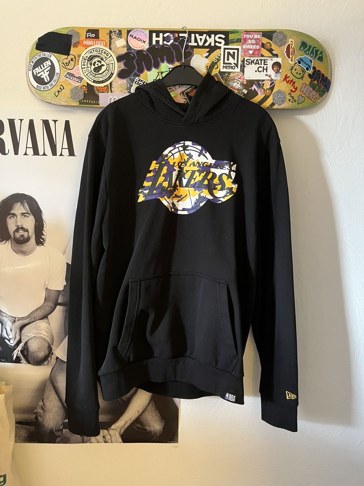 NBA × New Era L.A. Lakers NEW ERA hoodie Size US XL / EU 56 / 4 - 1 Thumbnail