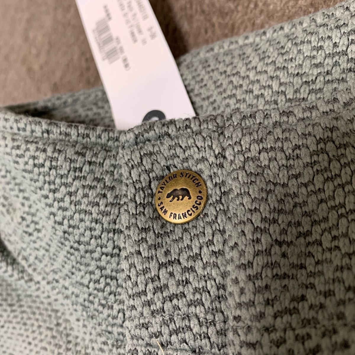Taylor Stitch The Pack Pullover in Slate Grid Fleece Size US XS / EU 42 / 0 - 5 Thumbnail