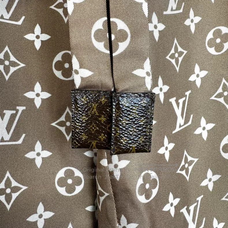 Louis Vuitton Louis Vuitton Coffee color presbyopic silk trousers with f Size 33" - 5 Thumbnail