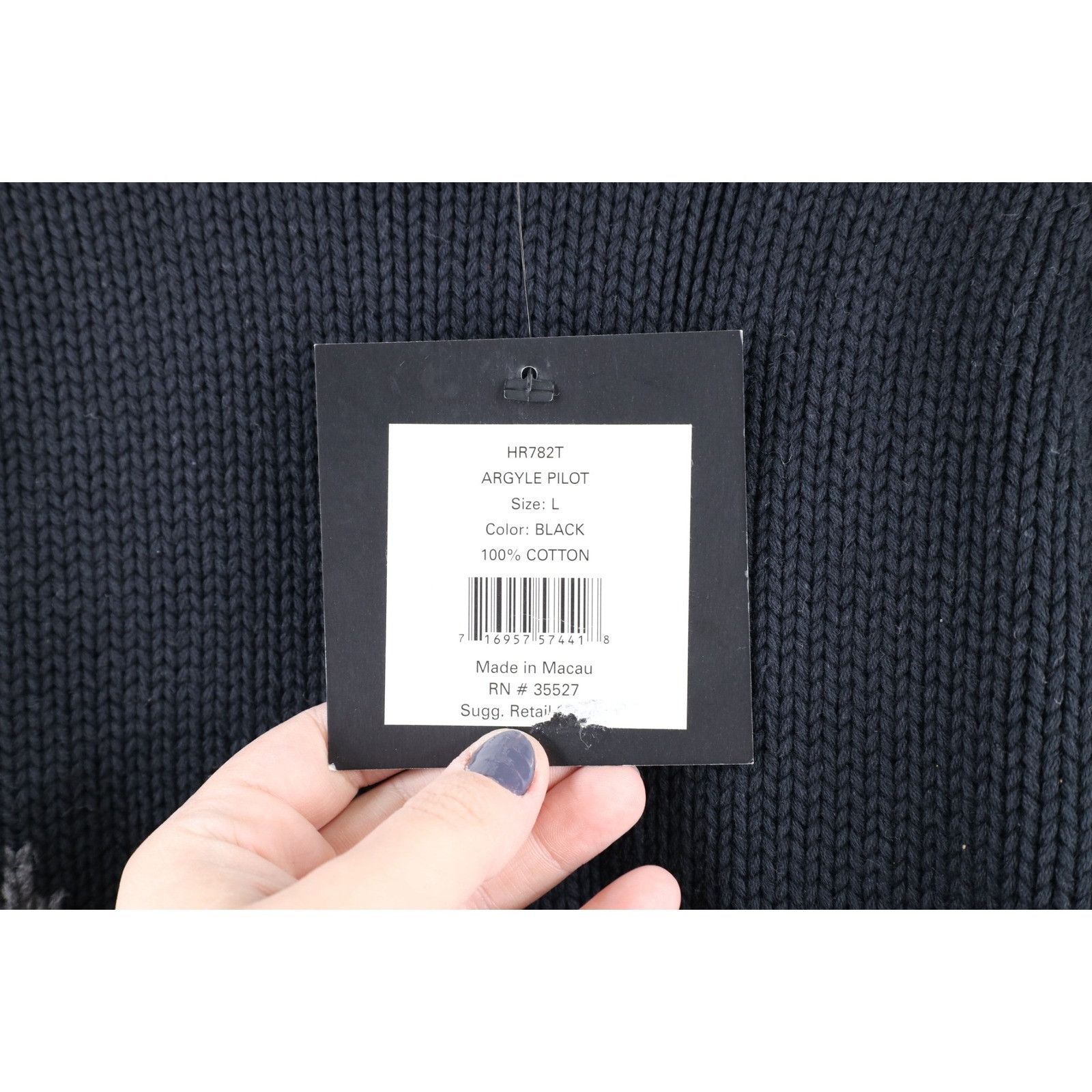 Marithe + Francois Girbaud × Vintage NOS Vintage 90s Marithe Francois Girbaud Argyle Sweater Size US L / EU 52-54 / 3 - 5 Thumbnail