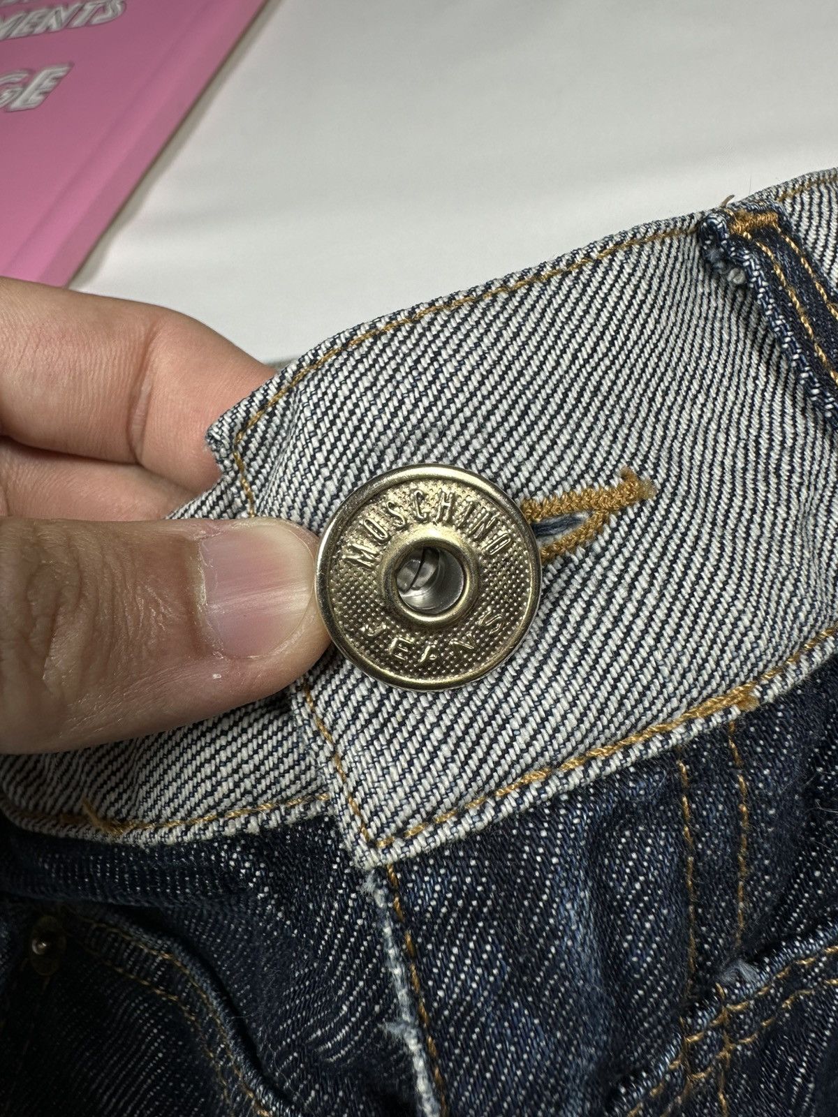 Moschino Moschino Denims Jeans Pants Denim Vintage Logo Distressed Size US 34 / EU 50 - 12 Thumbnail
