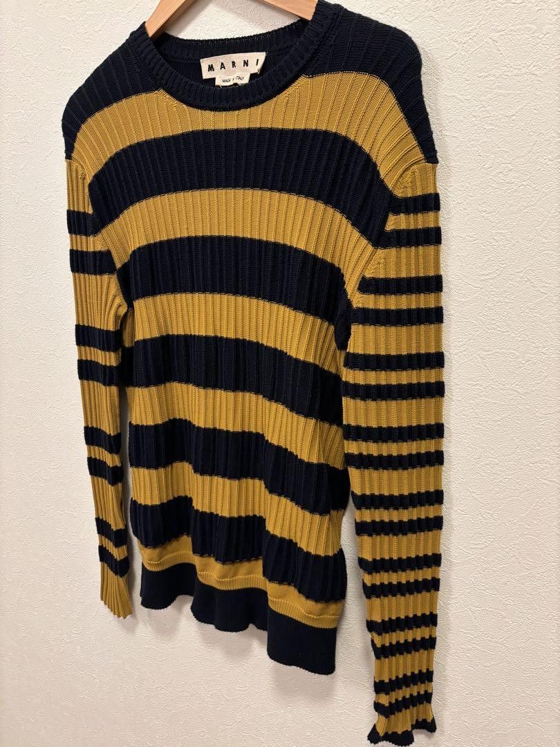 Marni AW19 Striped Knit Sweater Size US M / EU 48-50 / 2 - 4 Thumbnail