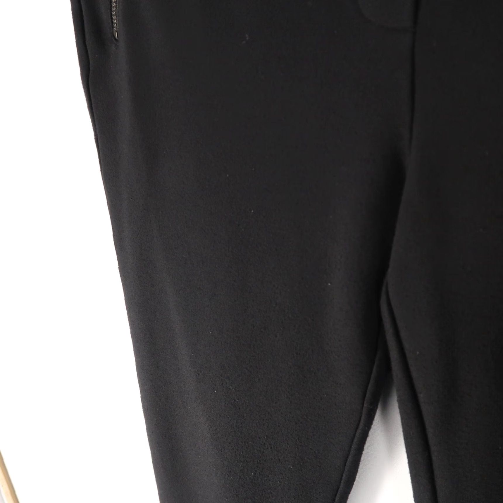 J.McLaughlin J. McLaughlin Ponte Pull On Ankle Pants Womens 6 Black Zip Front Pockets Size 28" / US 6 / IT 42 - 5 Thumbnail