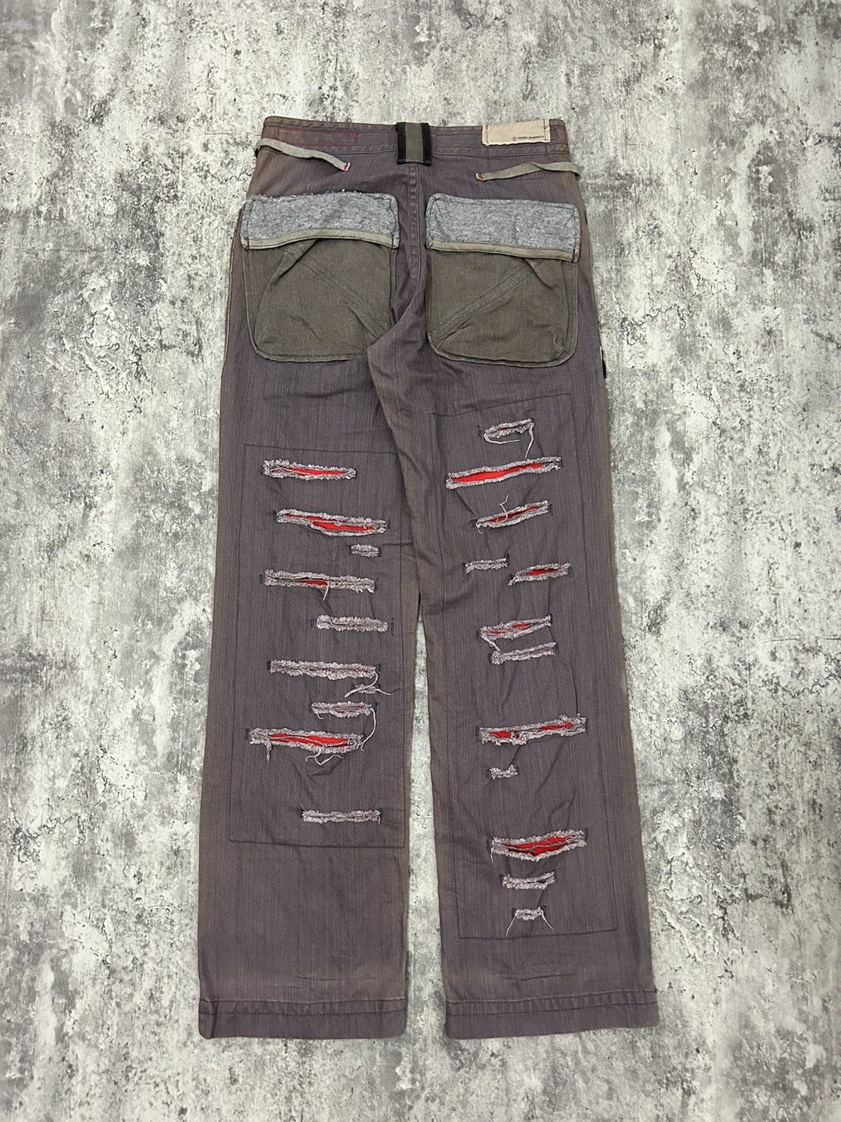 Hysteric Glamour Tough Jeans Smith Faded Distressed Pants Size US 31 - 2 Thumbnail
