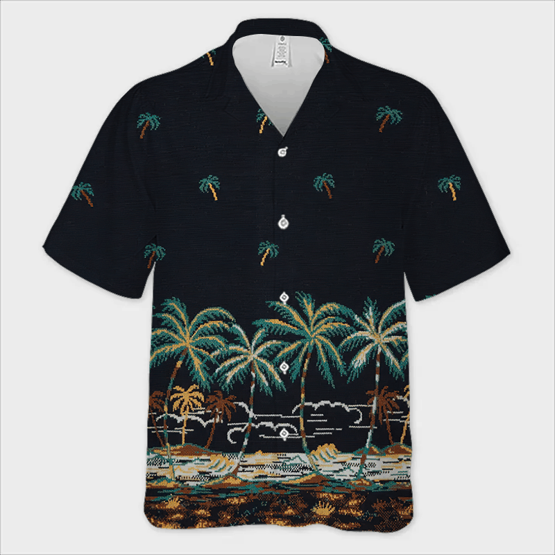 The Unbranded Brand × Vintage The Tale of a Hawaiian Shirt – Illustrated Island Narrative Size US L / EU 52-54 / 3 - 6 Thumbnail