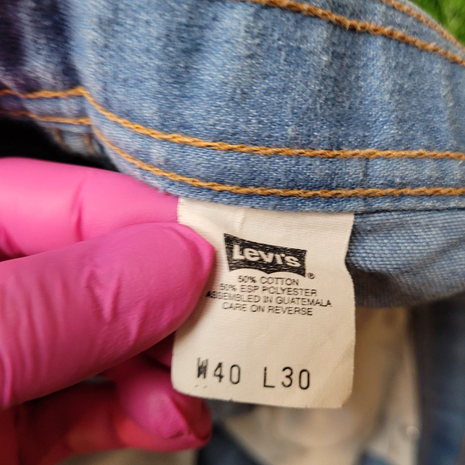 Levi's VTG 90s Levi's ESP Stretch Jeans 40x30 Relaxed Dad Jean Size US 40 / EU 56 - 7 Thumbnail
