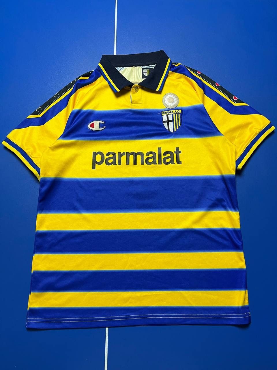 Champion 2001-02 Nakata Parma Champion Joy Parmalat Football Shirt