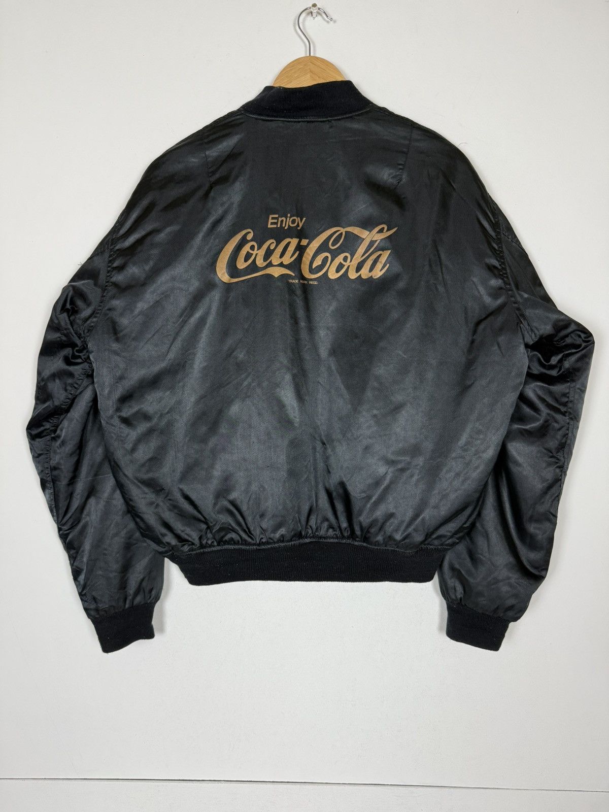 Coca Cola Coca Cola Reversible Satin Bomber Jacket Size US L / EU 52-54 / 3 - 13 Thumbnail