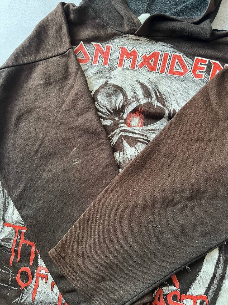Iron Maiden 1982 Iron Maiden The Number Of The Beast Hoodie M Size US M / EU 48-50 / 2 - 14 Thumbnail