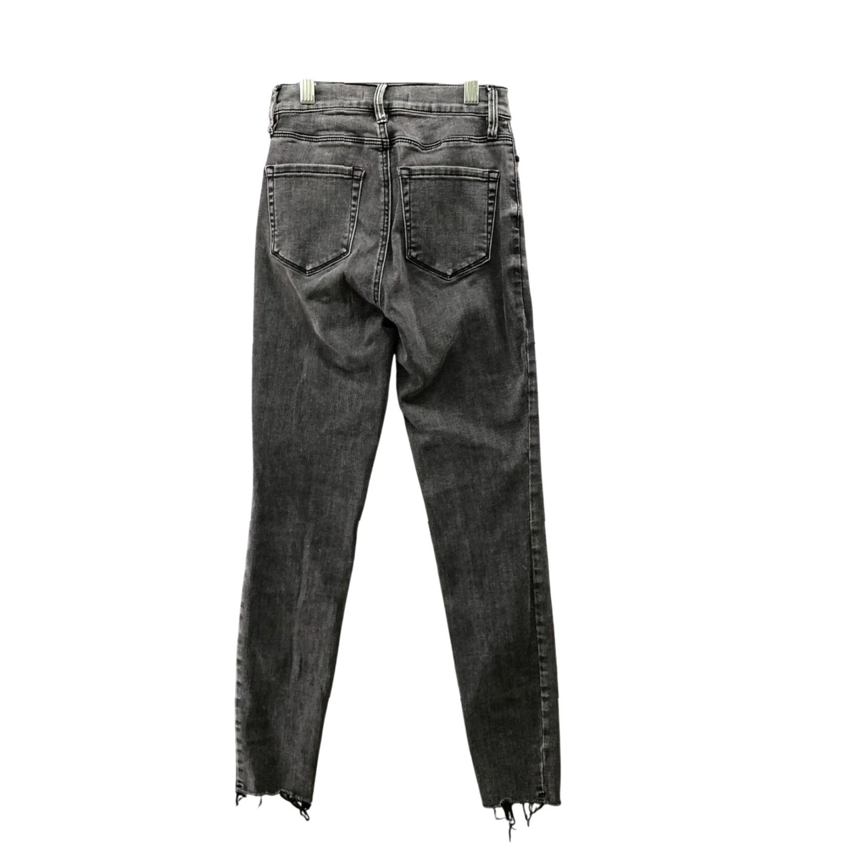 Pacsun Pacsun Super High Rise Jegging Womens Size 23 Gray Wash Raw Hem Stretch Size 40" / US 18 - 2 Thumbnail