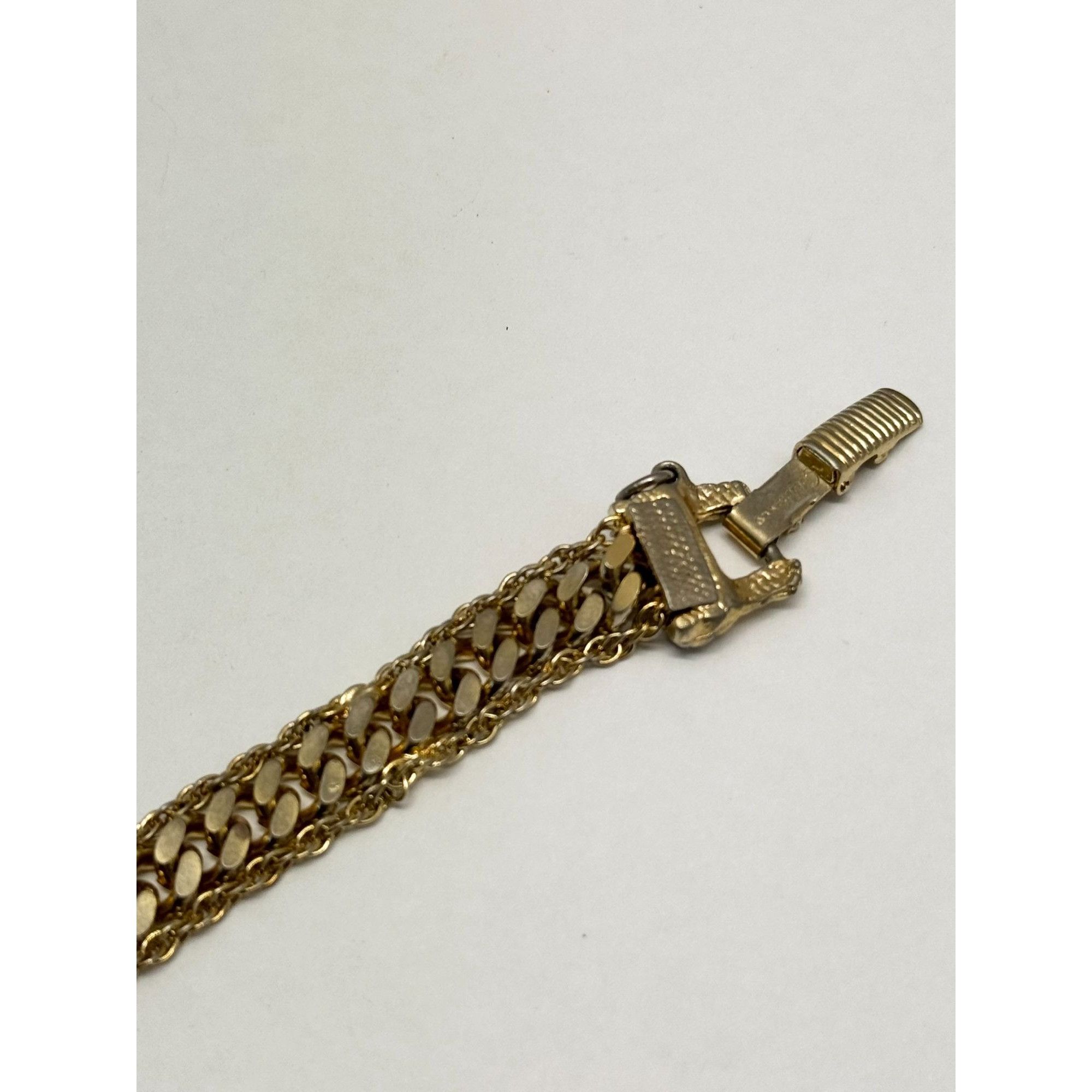 Vintage Vintage Goldette chain bracelet Size ONE SIZE - 5 Thumbnail