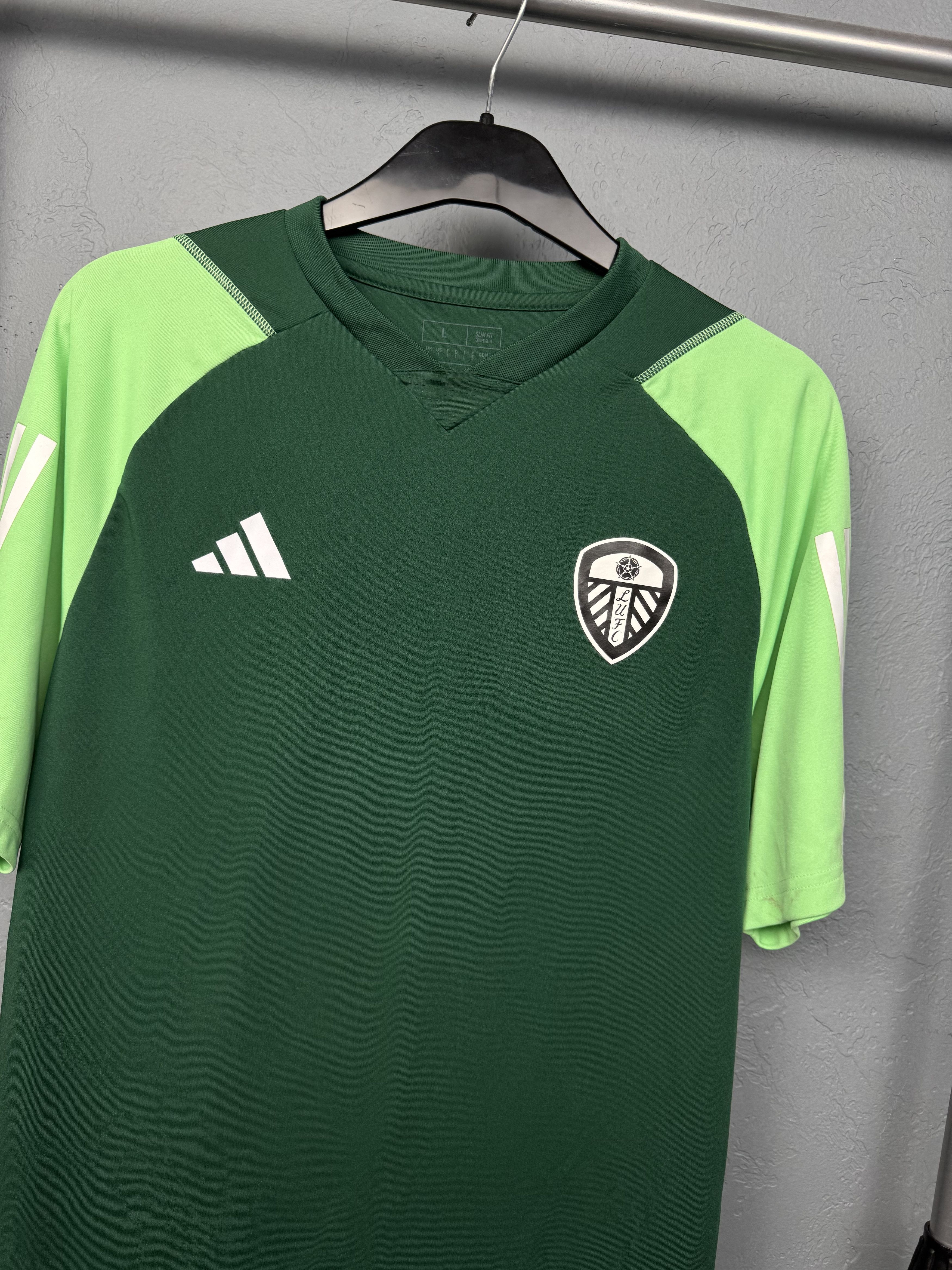 Adidas Adidas LEEDS UNITED Mens Jersey T-Shirt Size US L / EU 52-54 / 3 - 2 Thumbnail
