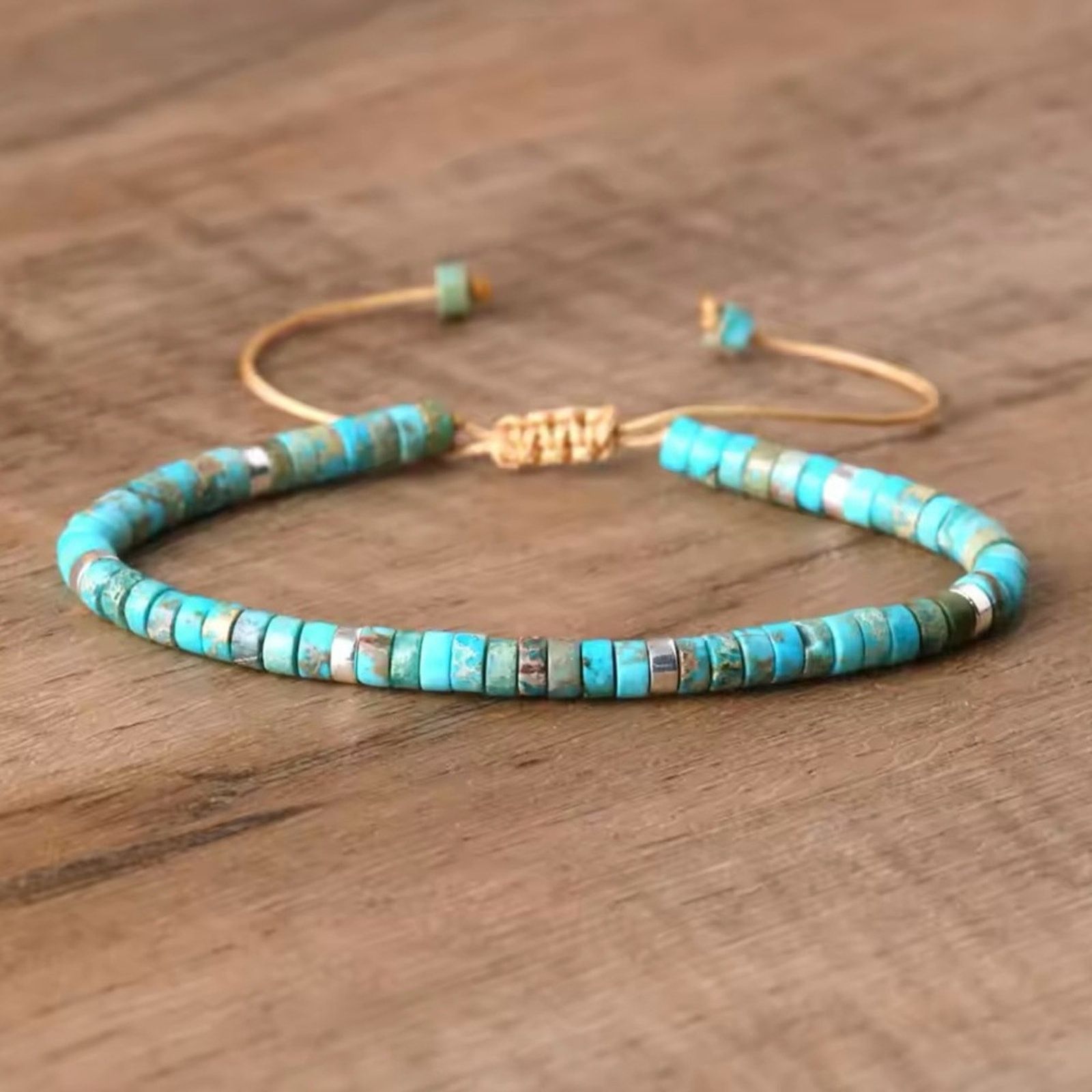 Other Turquoise Boho Beaded Bracelet for Men and Women Size ONE SIZE - 1 Thumbnail