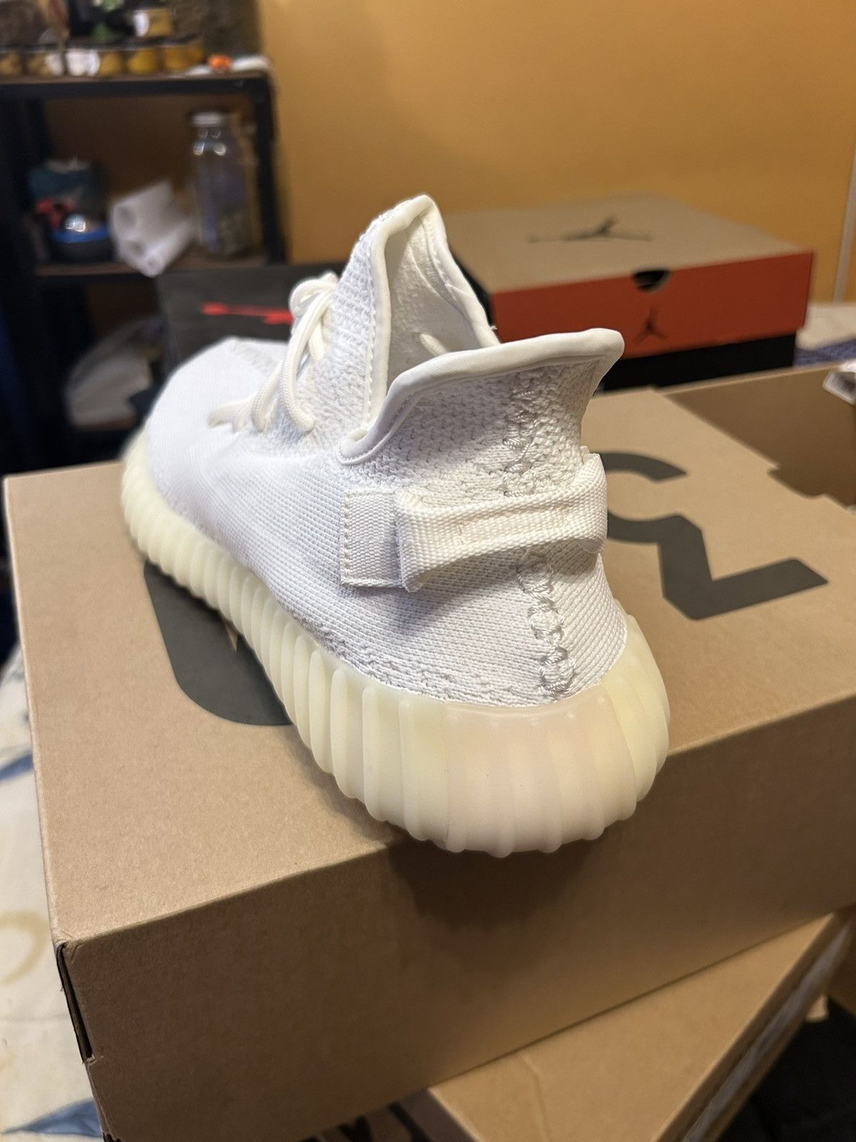 Adidas Yeezy 350 white cream NEW Size US 11 / EU 44 - 5 Thumbnail