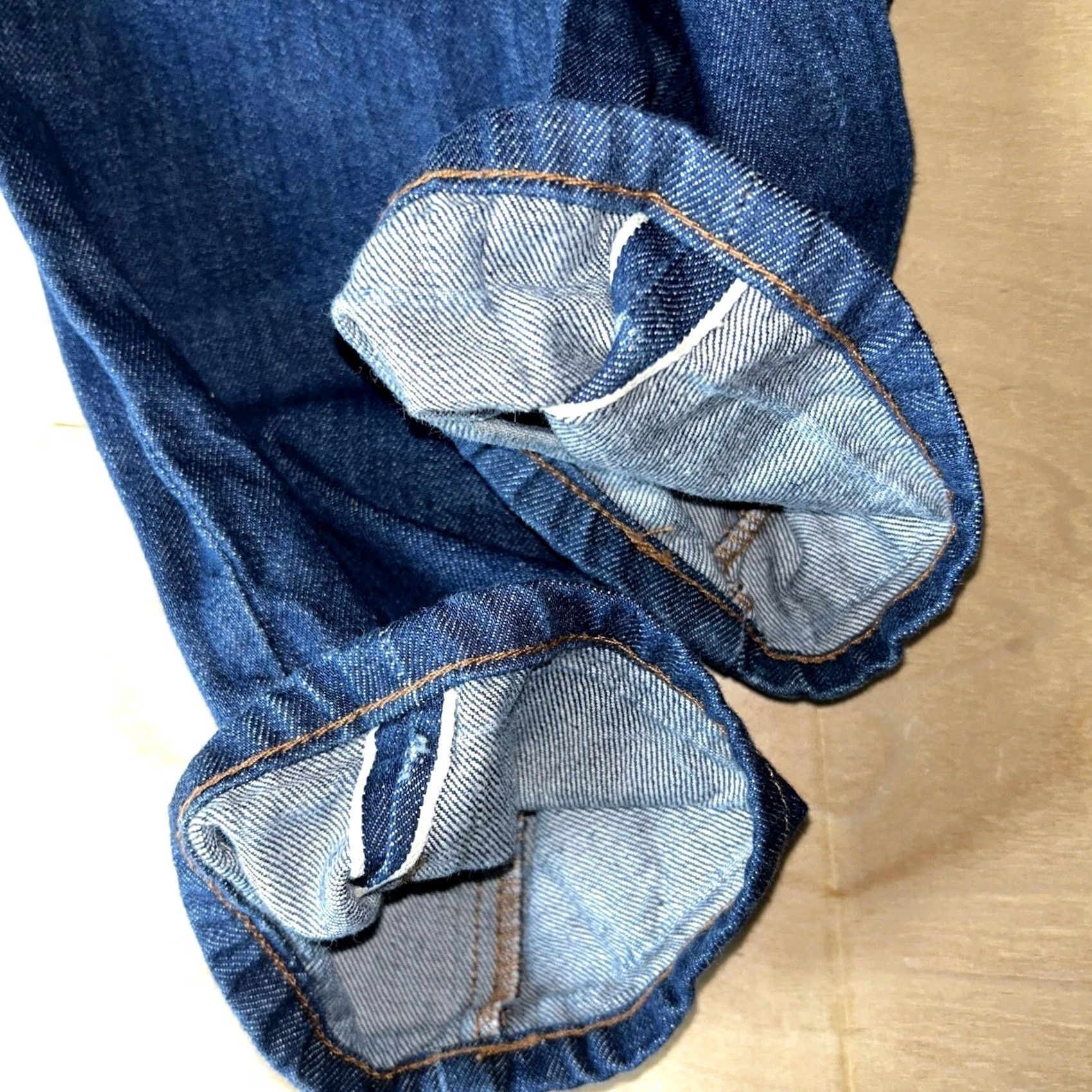 Vintage Naked & Famous Denim Selvedge Jeans Indigo Twill 30x35 Slim Guy 35 Inseam 5-Pocket Jeans Streetwear NYC Vintage Style Men Jeans Size US 30 / EU 46 - 4 Thumbnail