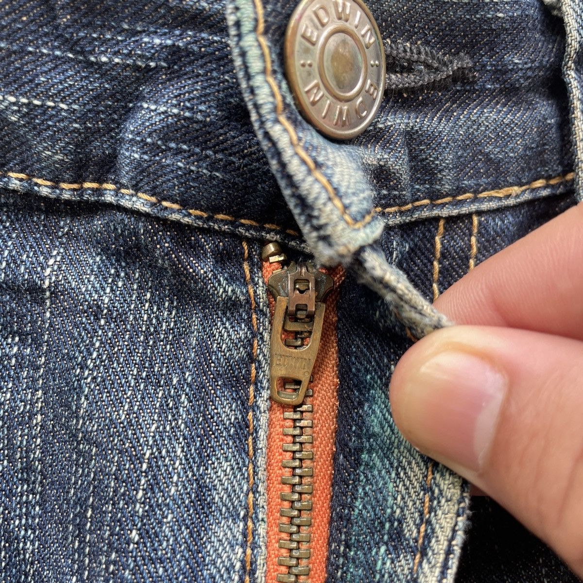 Japanese Brand W33x33.5💥 Vintage Edwin XV-S Faded BAGGY Jeans Denim Pants Size US 33 - 7 Thumbnail