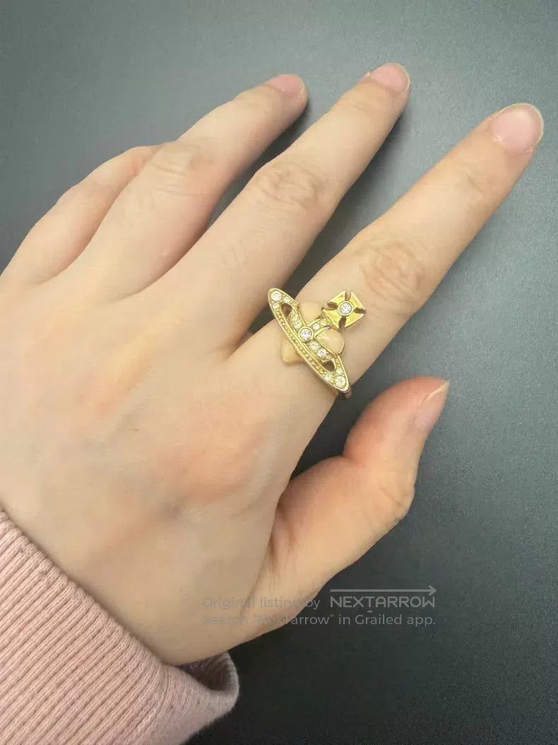 Vivienne Westwood Vivienne Westwood Saturn Ring Size ONE SIZE - 2 Thumbnail