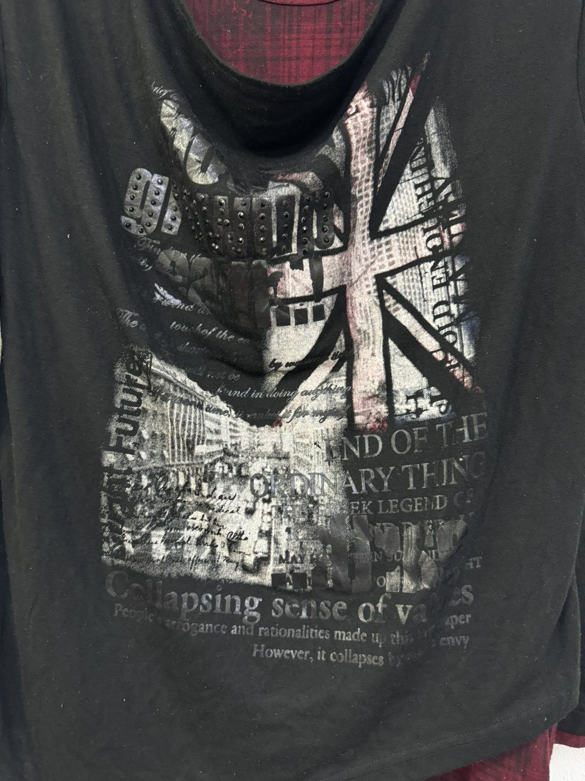 20471120 💥RARE PUNK DESIGNE 3 LAYER BONDAGE SHIRT LGB STYLE Size XL / US 12-14 / IT 48-50 - 5 Thumbnail