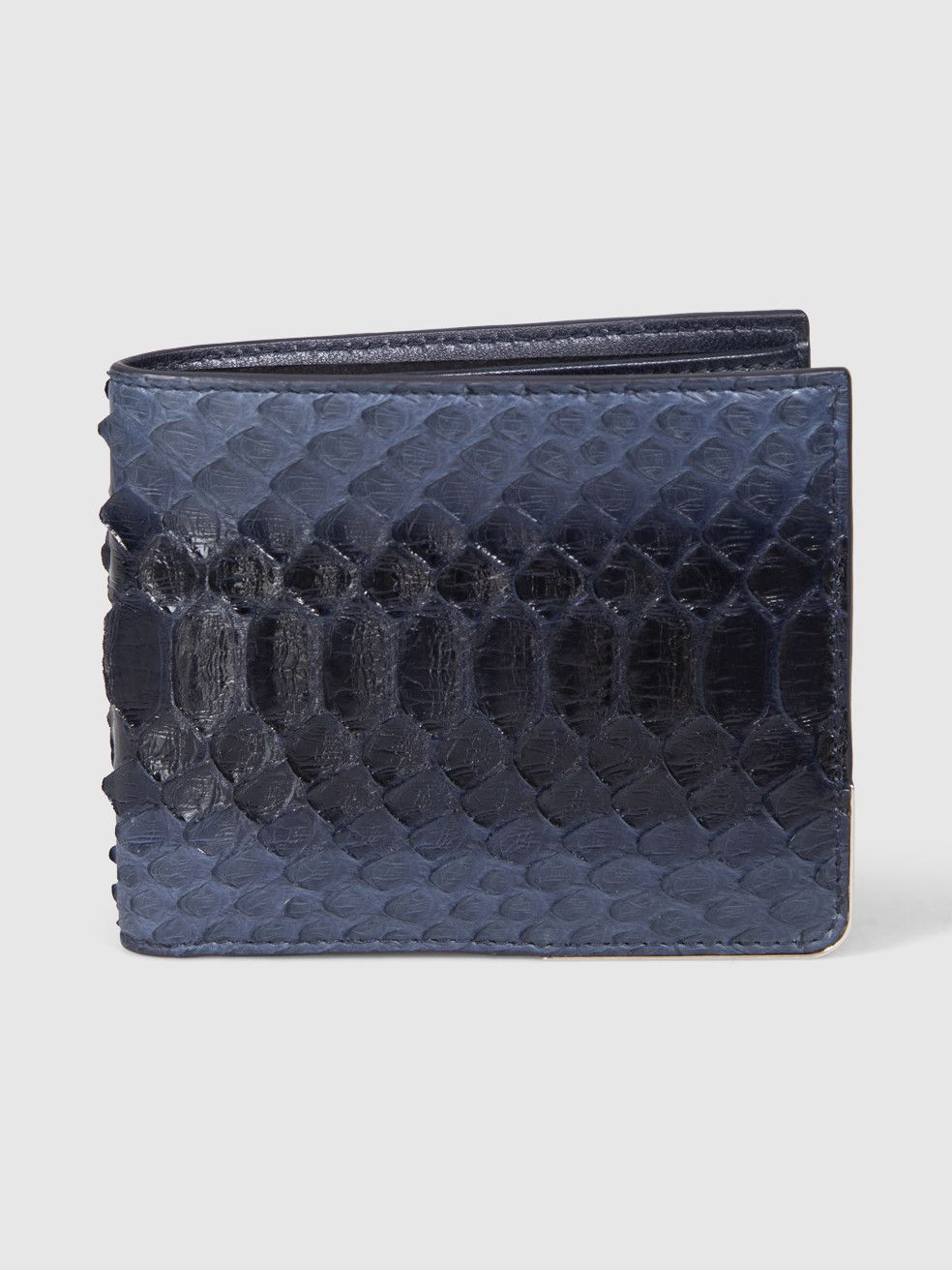 Dior Dior Homme Navy Python Bifold Wallet Size ONE SIZE - 1 Thumbnail