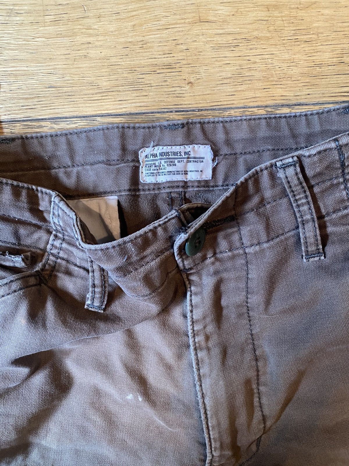 Alpha Industries × Vintage Faded brown cargos ALPHA INDUSTRY Size US 32 / EU 48 - 2 Thumbnail