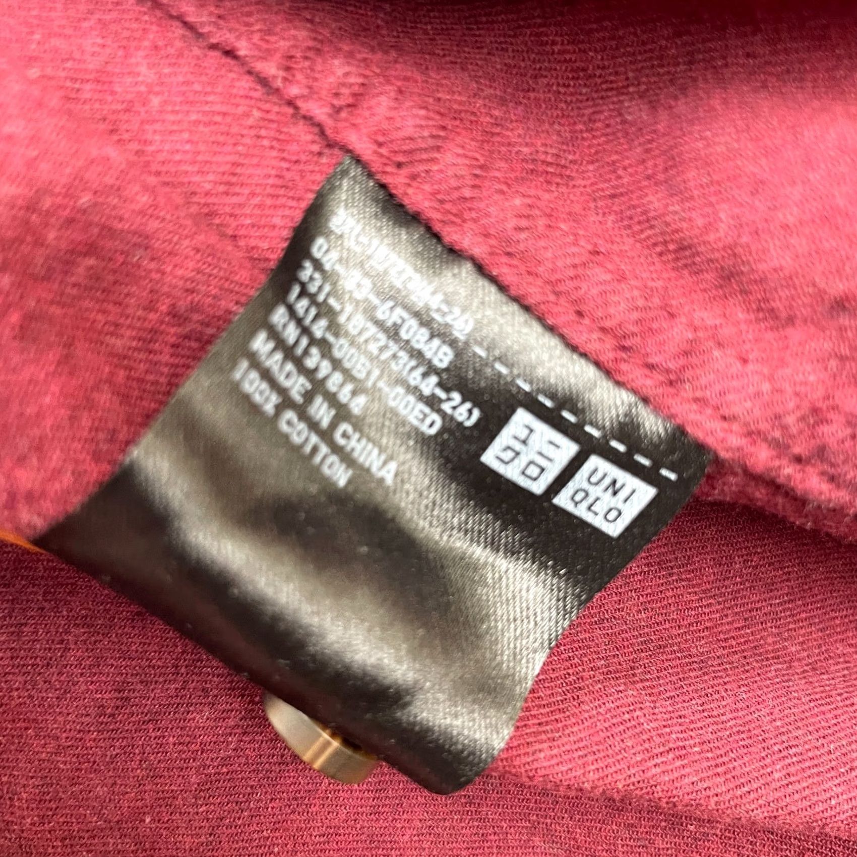 Uniqlo Uniqlo Red Flannel Cotton Button Up Shirt Mens Small Casual Wear Stand Collar Size US S / EU 44-46 / 1 - 4 Thumbnail